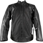 Motorcycle Leather Jacket with Armor