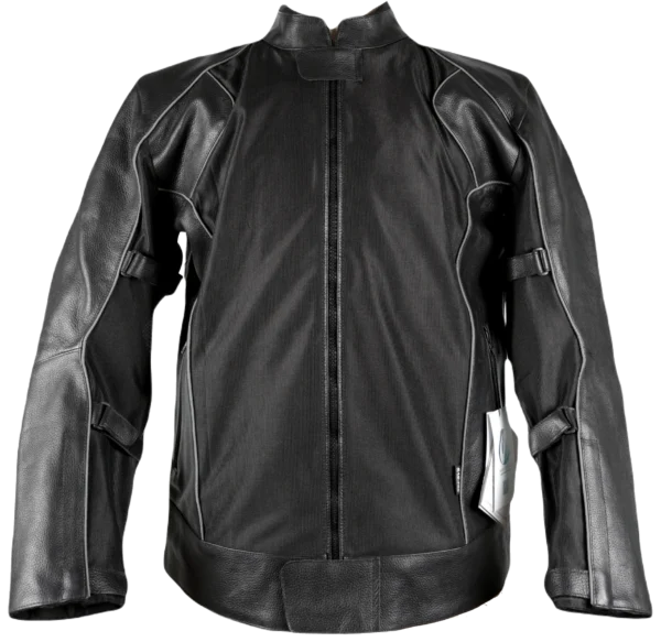 Motorcycle Leather Jacket with Armor