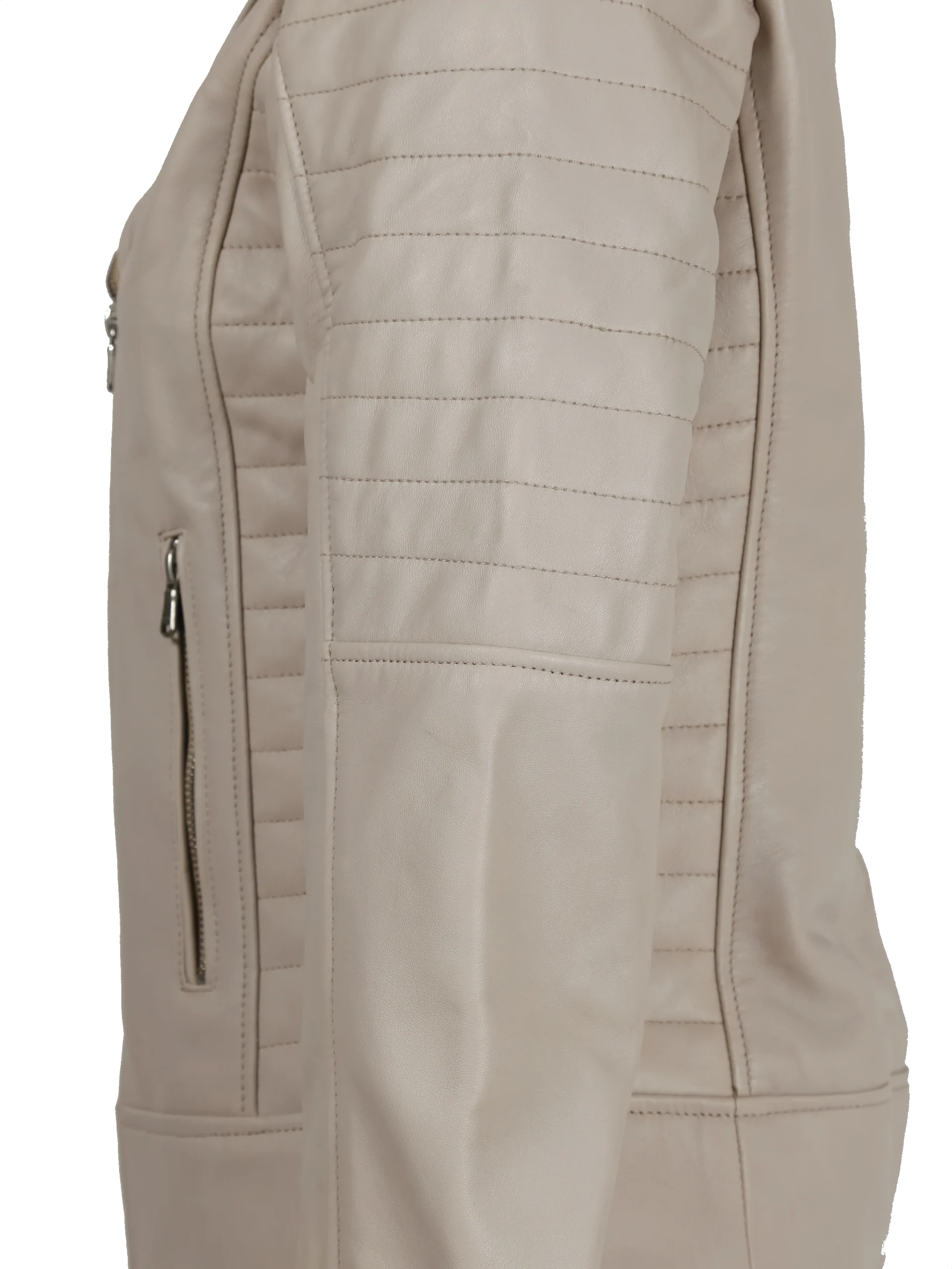 IMG_0012_Beige_Web Women's Coat style Leather Jacket