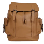 Full-Grain leather backpack Tan