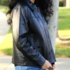 womens leather jacket