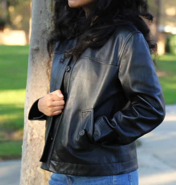 womens leather jacket