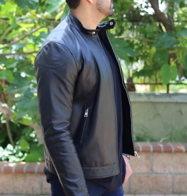 Black Bomber Jacket Men