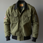 Classic military bomber jacket